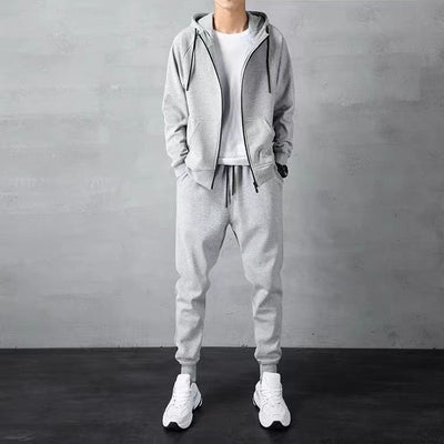 Sudadera Hoodie Suelta con Cierre - Conjunto Deportivo - Image 9
