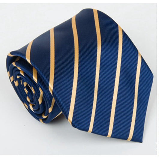 Corbata Formal de Seda y Poliéster con Diseño de Flecha para Hombre - Image 4