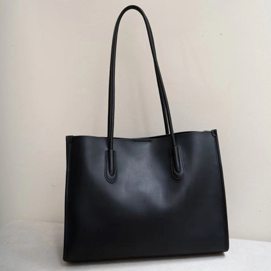 Bolso Tote de Cuero Genuino para Mujer - Bolsa Commuter de Gran Capacidad - Image 3