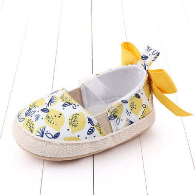 Zapatos para bebé con suela antideslizante y moño adorable - Image 9
