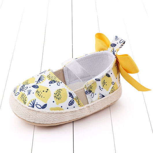 Zapatos para bebé con suela antideslizante y moño adorable - Image 9