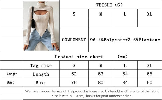 Blusa Tejida Rayada con Detalles Calados - Manga Larga Irregular Otoño Invierno - Image 8