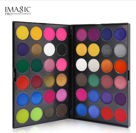 Paleta de Sombras 48 Colores Doble Capa - Tonos Tierra Profesional