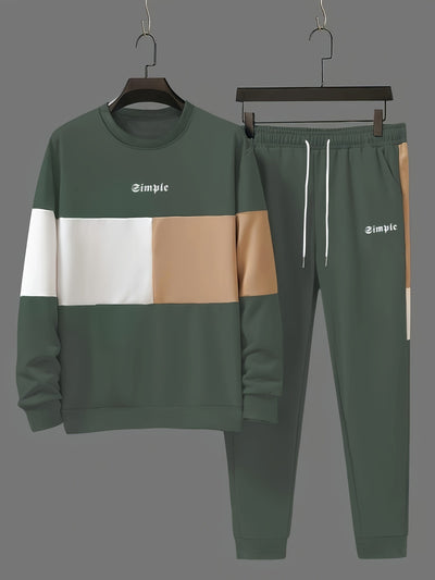 Traje Deportivo Casual para Hombre con Estampado Minimalista - Image 7