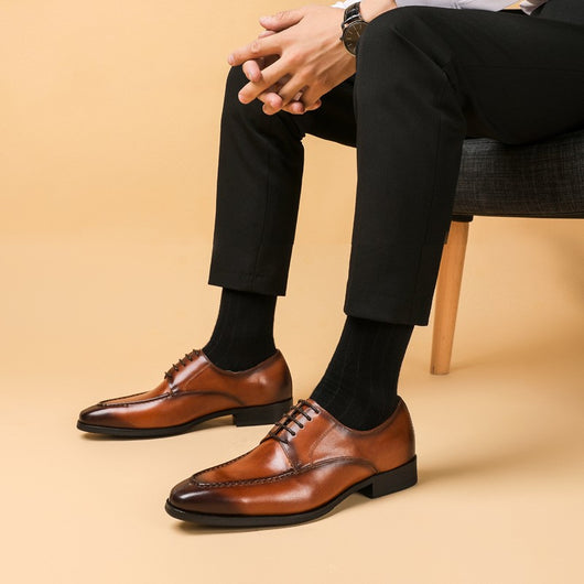 Zapatos de Cuero Británico Punta Fina - Versátiles y Elegantes - Image 7