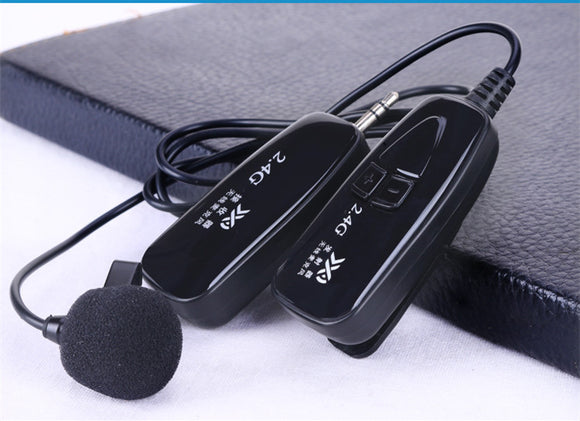 Micrófono Inalámbrico Lavalier 2.4GHz para Transmisión en Vivo