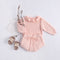 Conjunto de Bebé: Blusa Manga Larga con Shorts Volantes