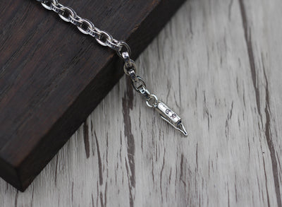 Pulsera de Plata Esterlina 925 con Letras del Alfabeto Inglés - Image 4
