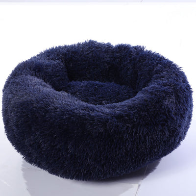 Cama Redonda Acogedora para Perros y Gatos Pequeños