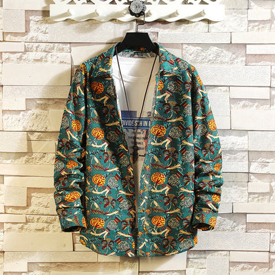 Camisa de Manga Larga con Colores Tendencia para Jóvenes - Image 13