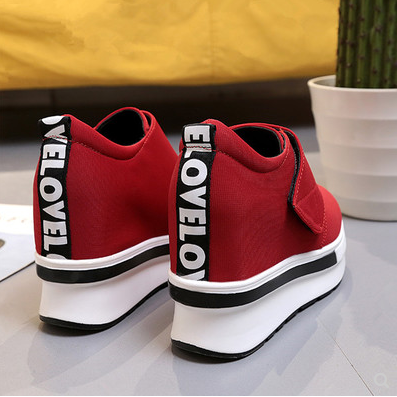 Zapatos de Lona para Mujer con Velcro y Plataforma Gruesa - Comodidad Invisible - Image 4
