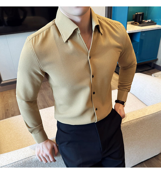 Camisa Térmica Textura Waffle Cuello V Manga Larga - Image 19