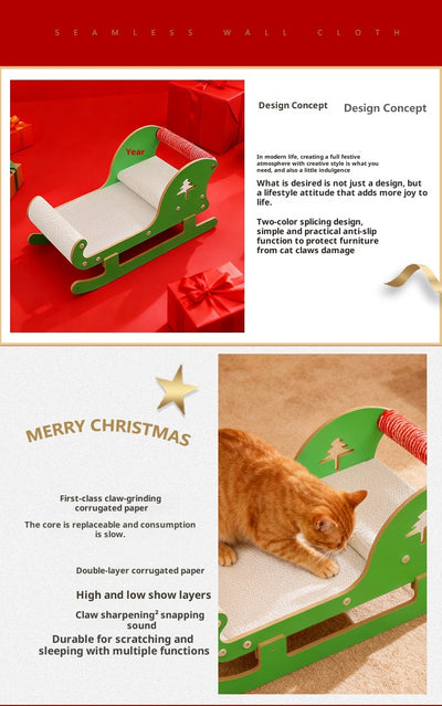 Rascador Multifuncional de Cartón Corrugado para Gatos - Image 8