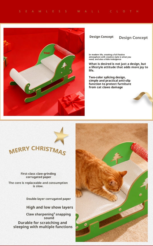 Rascador Multifuncional de Cartón Corrugado para Gatos - Image 8
