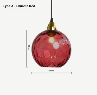 Lámpara Colgante de Cristal Ondulado con Diseño Minimalista Moderno - Image 10