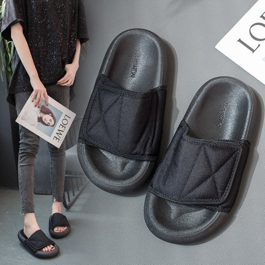 Pantuflas Mujer Primavera Plataforma Impermeable Boca Abierta