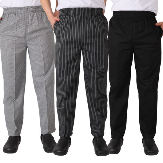Pantalones Negros con Rayas y Stretch Total
