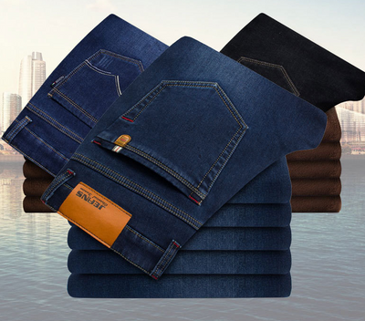 Jeans de Invierno Plus Grueso Forrado en Terciopelo - Image 7