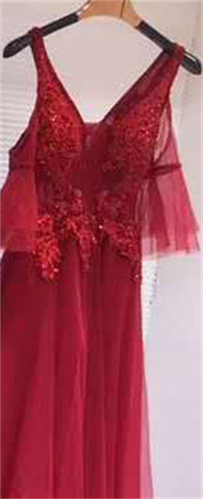 Vestido de Noche Elegante para Novia y Brindis de Boda - Image 3