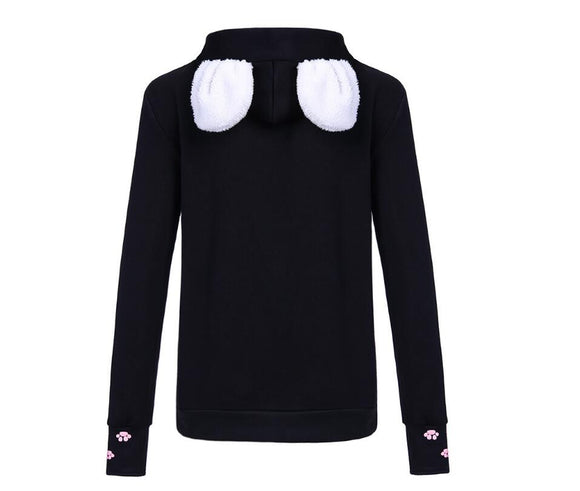 Sudaderas con Capucha para Mujer Fashion Cat
