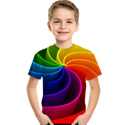Camiseta Infantil de Manga Corta con Estampado Digital - Image 2