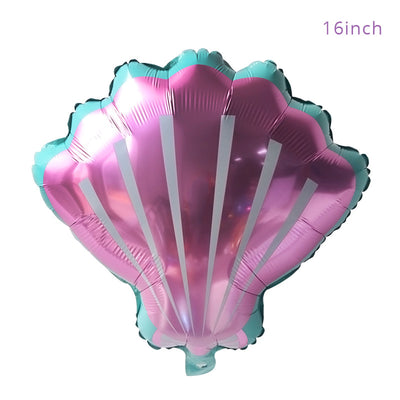 Globo Metalizado Temática Sirena Cola de Pez - Image 11