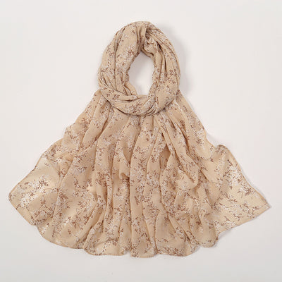 Pañuelo Ligero de Gasa Estampado Floral para Primavera y Verano - Image 26