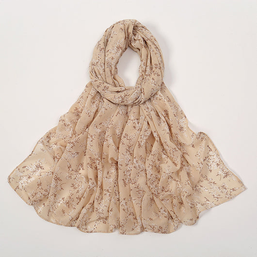 Pañuelo Ligero de Gasa Estampado Floral para Primavera y Verano - Image 26