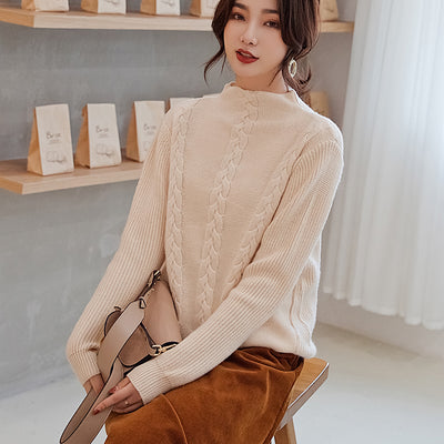 Suéter de Cuello Alto en Cashmere para Otoño e Invierno - Image 4
