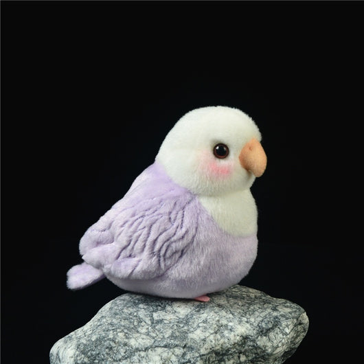 Peluche Relajante Loro y Peonía - Juguete Antiestrés