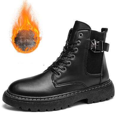 Botas Altas Martin de Cuero Estilo Británico para Hombre - Image 6