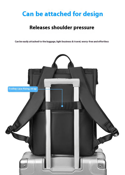 Mochila Ejecutiva Ligera para Computadora - Diseño Clásico Versátil - Image 16