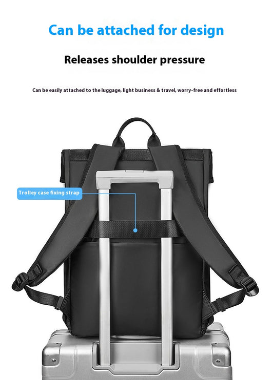 Mochila Ejecutiva Ligera para Computadora - Diseño Clásico Versátil - Image 16