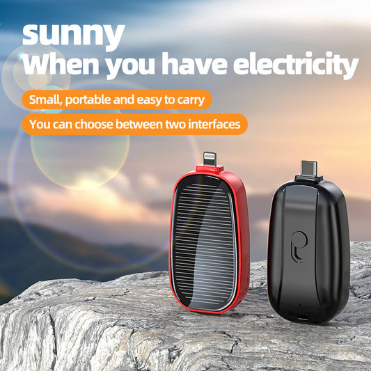 Cargador Solar Portátil de Emergencia con Carga Inalámbrica