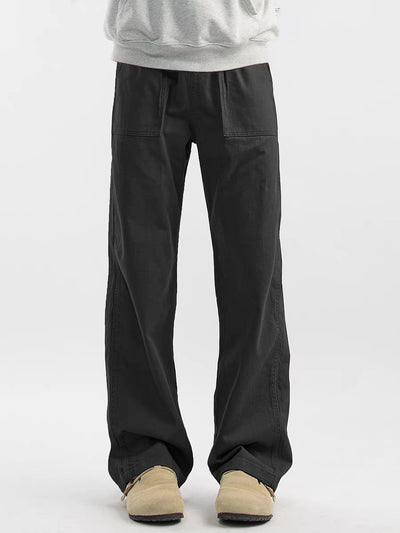 Pantalones Cargo Retro Maillard de Corte Recto para Hombre - Image 14