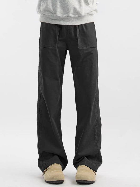Pantalones Cargo Retro Maillard de Corte Recto para Hombre - Image 14