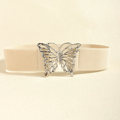 Cinturón Elástico para Mujer con Hebilla Mariposa - Accesorio Decorativo Versátil - Image 19
