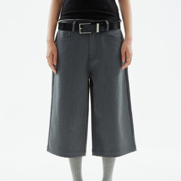 Pantalones Cropped Lisos Versátiles - Tendencia Casual Todo Uso