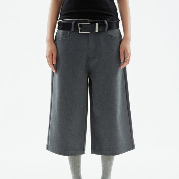 Pantalones Cropped Lisos Versátiles - Tendencia Casual Todo Uso