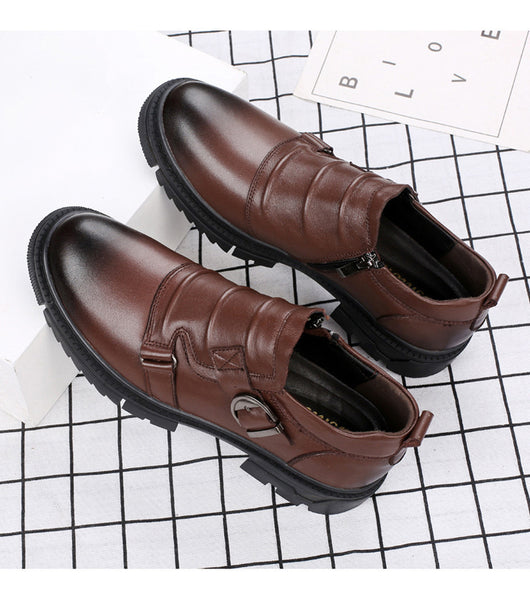 Zapatos de Cuero Genuino para Hombre con Suela Gruesa Reforzada - Image 11