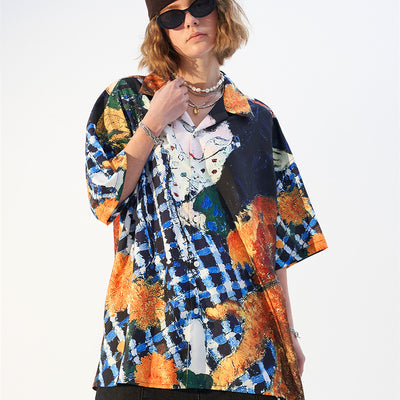 Blusa Casual Suelta de Manga Corta para Mujer - Image 9