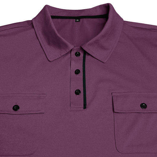 Polo Casual de Verano con Bolsillos y Botones para Hombre - Image 36