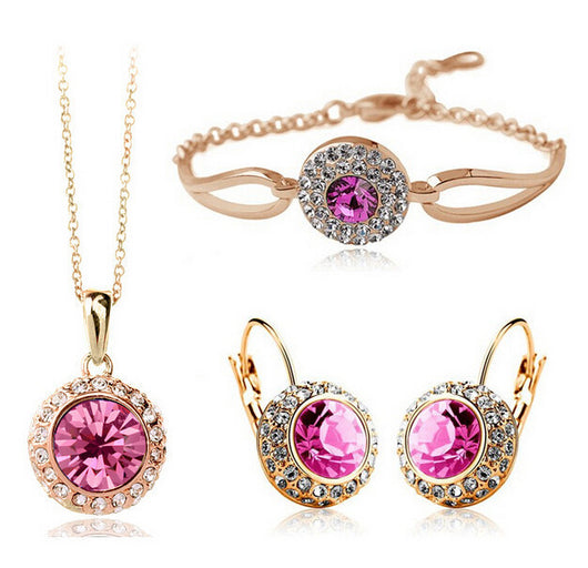Conjunto de Joyería Fina: Collar y Aretes - Image 11