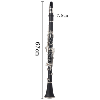 Clarinete Barilitón de Níquel 17 Llaves - Instrumento de Iniciación Profesional - Image 10