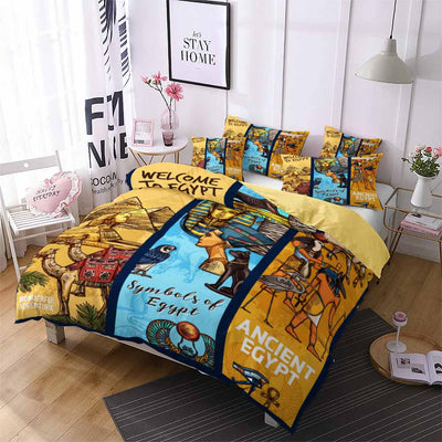 Juego de Cama Textil 3D Inspiración Egipcia Premium - Image 9