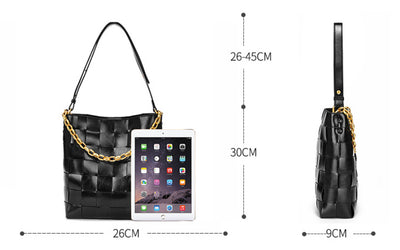 Bolso Tejido Estilo Bucket para Mujer - Diseño Moderno - Image 9
