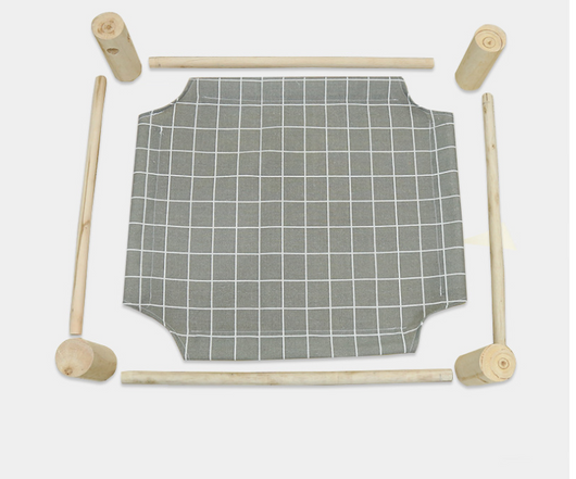 Cama de Camping de Madera para Gatos con Arenero Integrado - Image 4