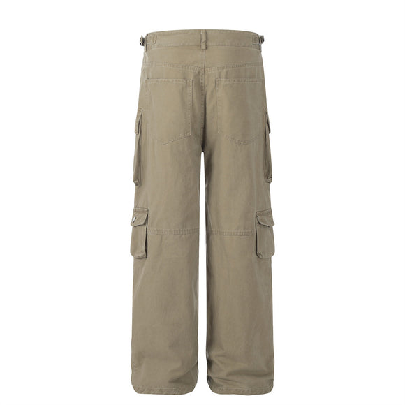 Pantalones Cargo Multibolsillos Americanos para Hombre
