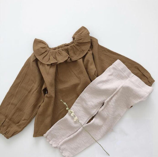 Blusa de Algodón y Lino con Encaje - Image 2
