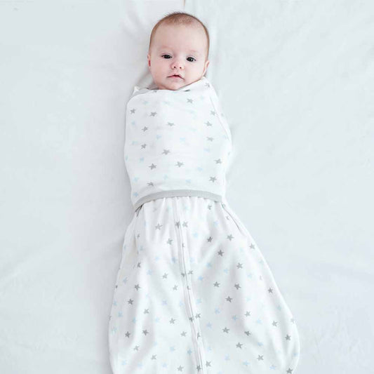 Saco de Dormir Infantil de Algodón Estampado Cuatro Estaciones